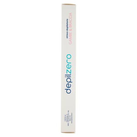 depilzero strisce depilatorie Gambe & Braccia 20 Strisce + 4 Salviettine